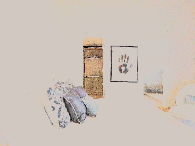 Overexposure scene simulation